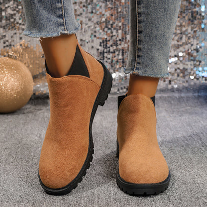 OrthoCare Women's Chunky Heel Martin Boots