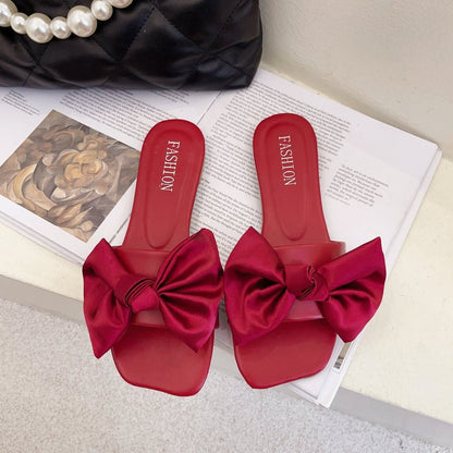 Jirelle | Women’s Orthopedic Oversized Bow Slide Sandals