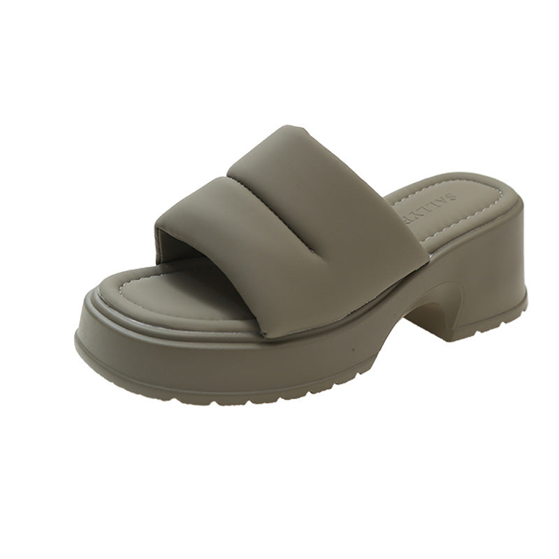 Ushara | Women’s Orthopedic Platform Comfort Slide Sandals