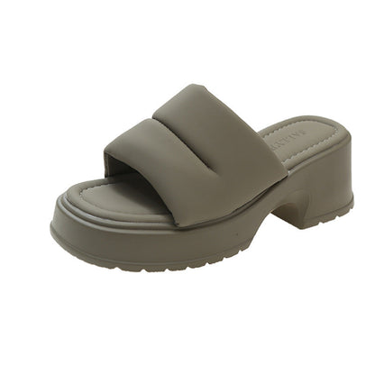 Ushara | Women’s Orthopedic Platform Comfort Slide Sandals