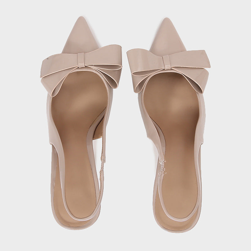 OrthoCare | Pointed Toe Bow Slingback Heels