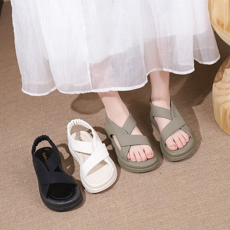 Cove | Women’s Orthopedic Cross Strap Platform Sandals