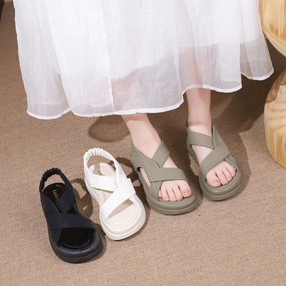 Cove | Women’s Orthopedic Cross Strap Platform Sandals