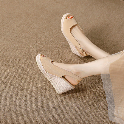 Gloriana | Women’s Orthopedic Espadrille Slingback Wedge Sandals