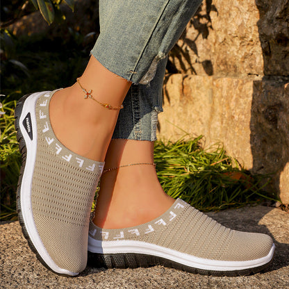 OrthoCare Knit Slip-On Sneakers – Breathable Lightweight Walking Shoes
