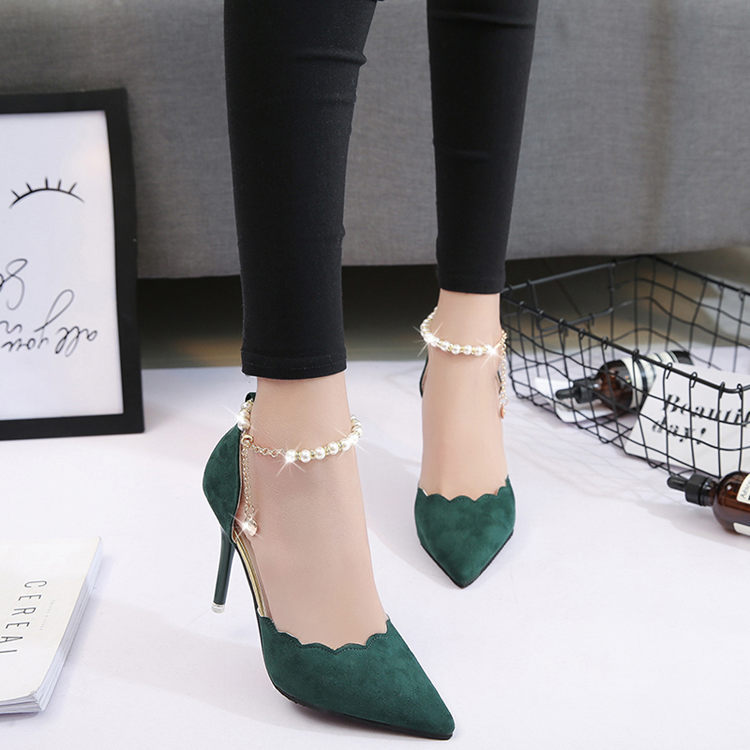 OrthoCare New Stiletto Heel Sandals With Unique Chain
