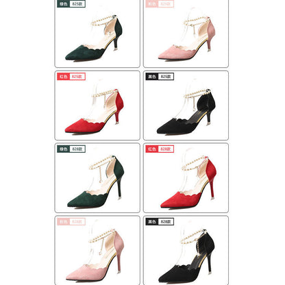 OrthoCare New Stiletto Heel Sandals With Unique Chain
