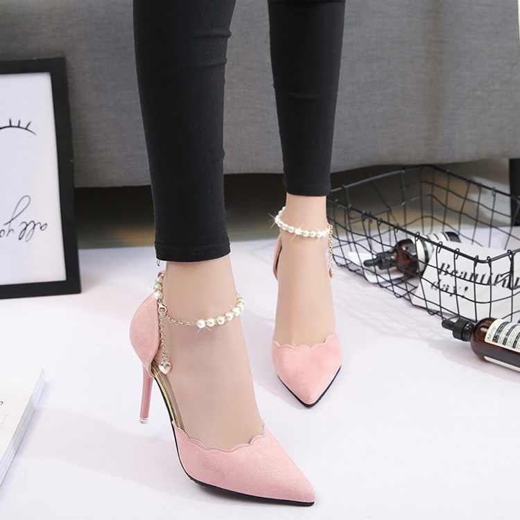 OrthoCare New Stiletto Heel Sandals With Unique Chain