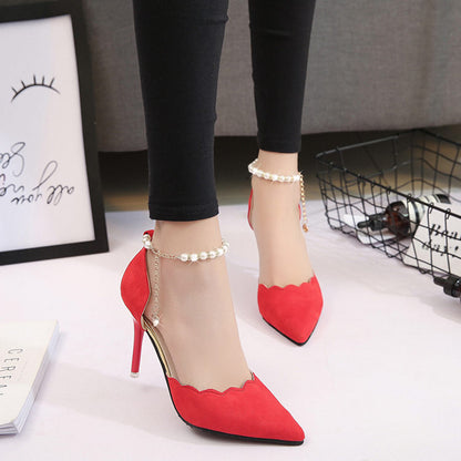 OrthoCare New Stiletto Heel Sandals With Unique Chain