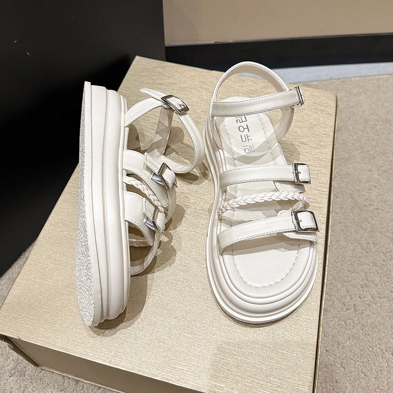 Selene | Women’s Orthopedic Triple Strap Platform Sandals