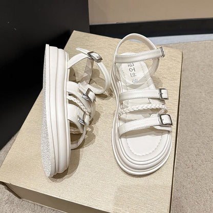 Selene | Women’s Orthopedic Triple Strap Platform Sandals