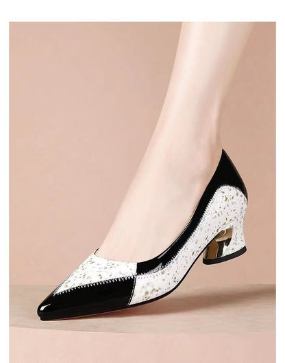 Myrielle | Women’s Orthopedic Cap Toe Kitten Heel Pumps