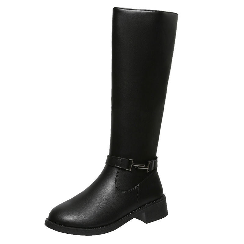Isabel | Orthopedic Winter Chunky Heel Round Head Knight Over The Knee Boots
