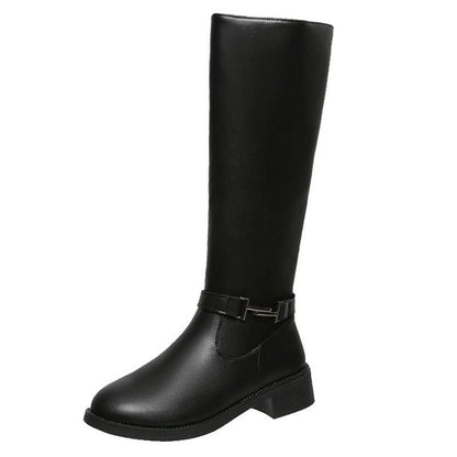 Isabel | Orthopedic Winter Chunky Heel Round Head Knight Over The Knee Boots