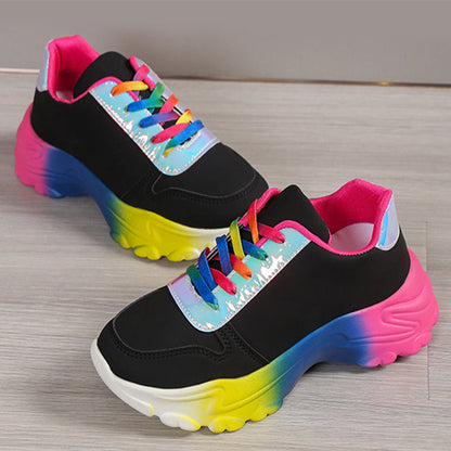 OrthoCare Rainbow Sports Sneakers - Unique Style And Comfort