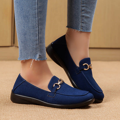OrthoCare Women’s Cloth Loafers – Breathable Comfort