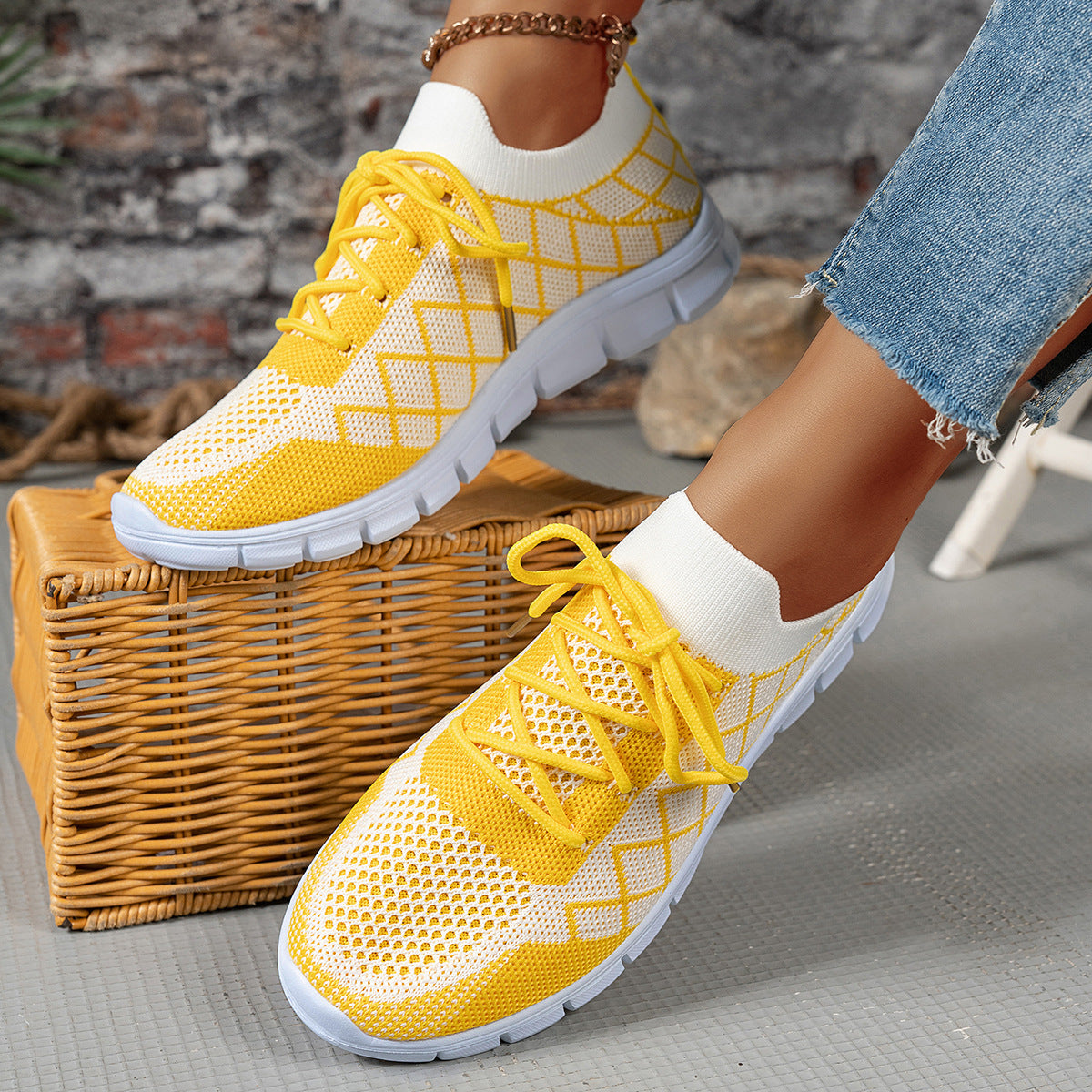 Magnolia | Women’s Orthopedic Breathable Knit Walking Sneakers