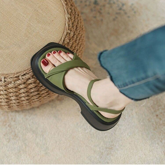 OrthoCare | Sporty Double Strap Platform Sandals