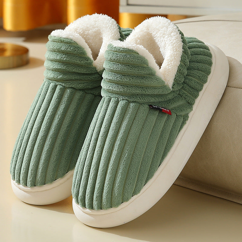Lala | Orthopedic Plush Corduroy Indoor Slippers – Warm Comfort for Home