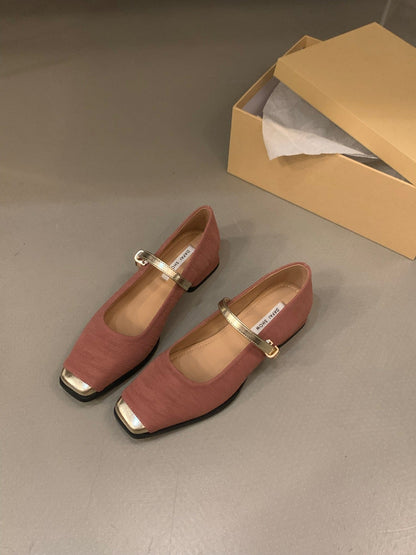 OrthoCare Mary Jane Shoes - Classic Chunky Heel