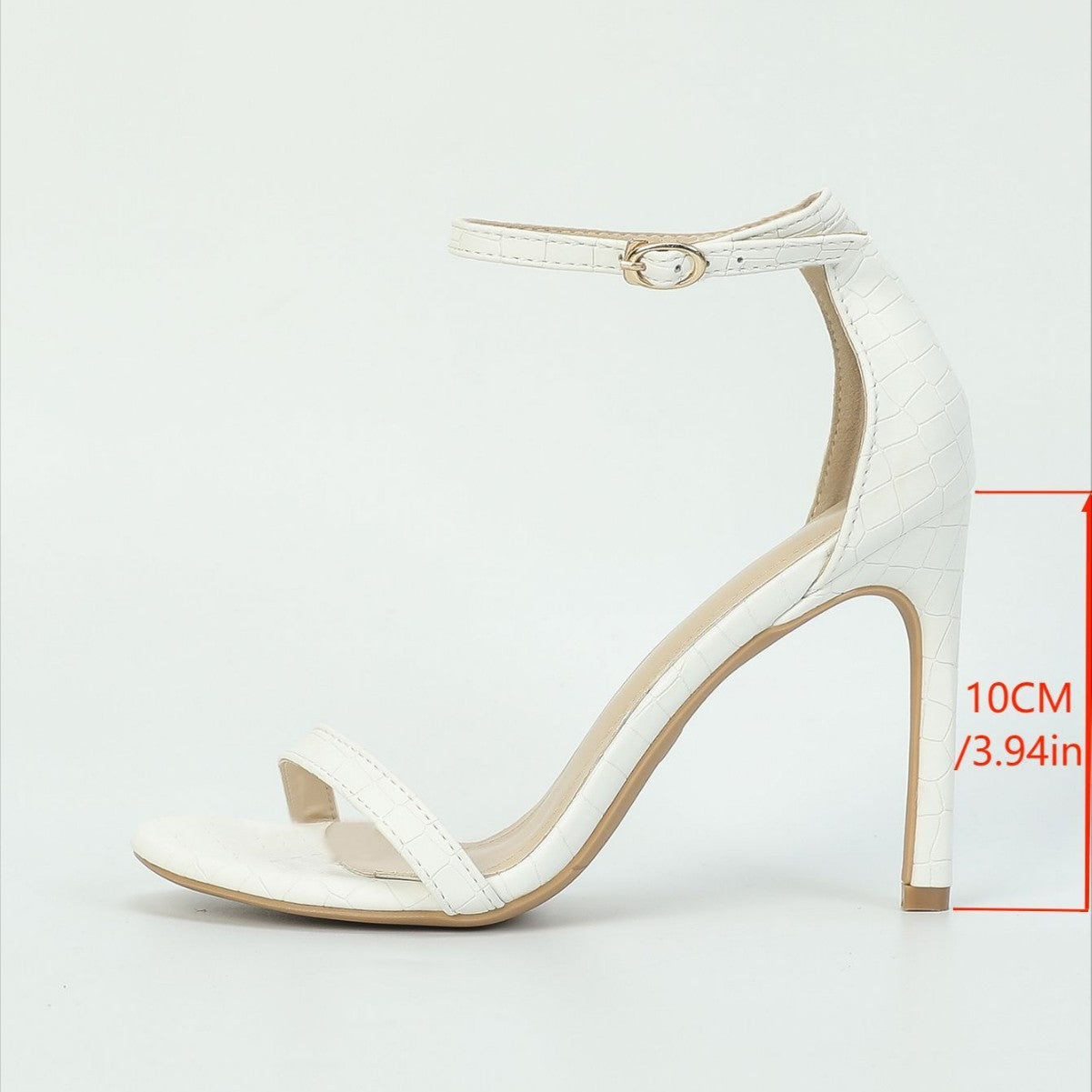 OrthoCare Strappy High-Heeled Sandals In French Style - Unique Elegance