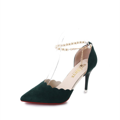 OrthoCare New Stiletto Heel Sandals With Unique Chain