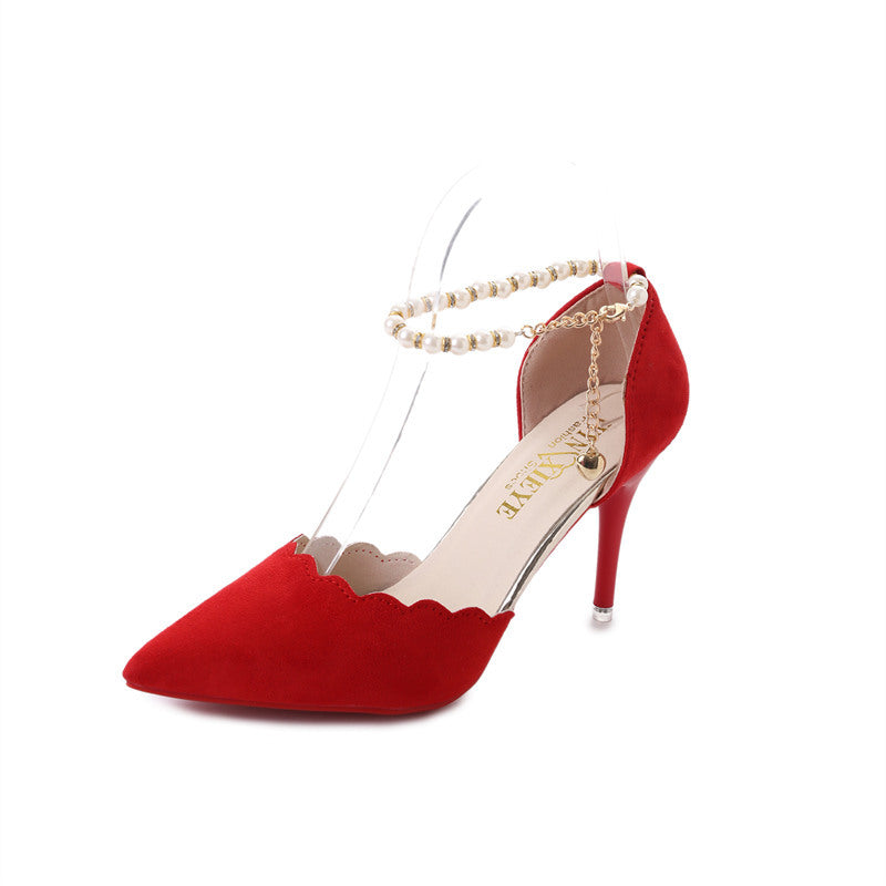 OrthoCare New Stiletto Heel Sandals With Unique Chain
