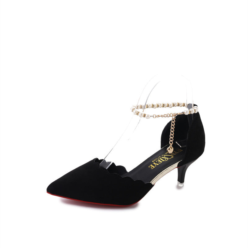 OrthoCare New Stiletto Heel Sandals With Unique Chain