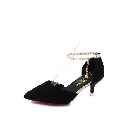 OrthoCare New Stiletto Heel Sandals With Unique Chain