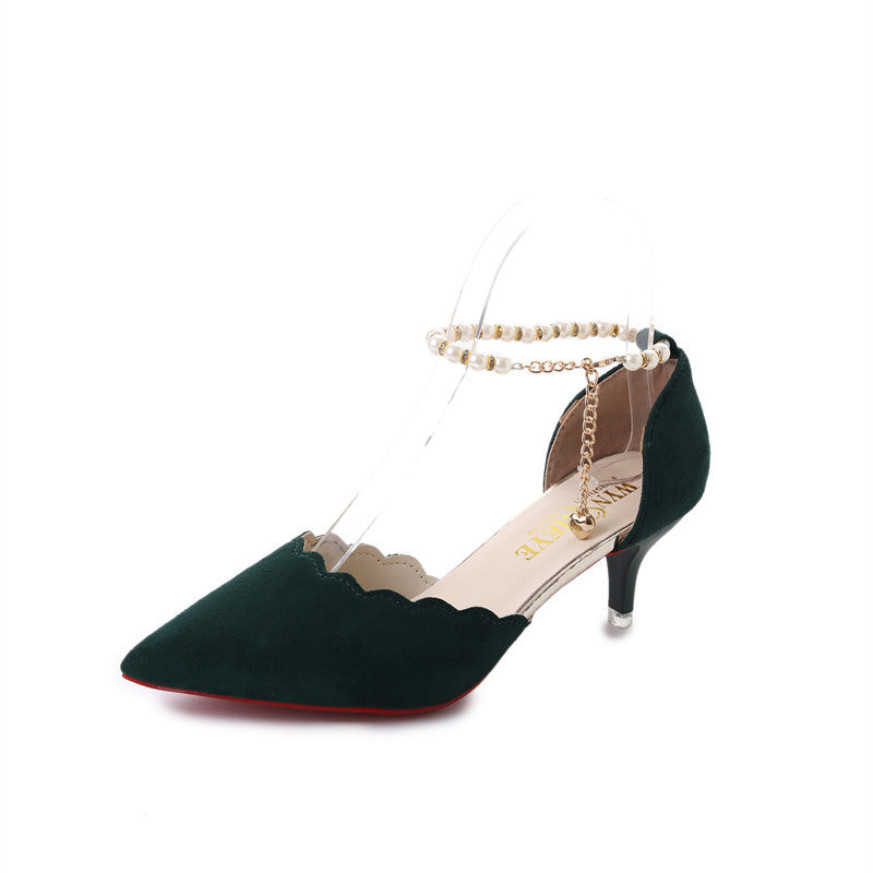 OrthoCare New Stiletto Heel Sandals With Unique Chain
