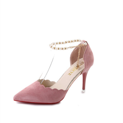 OrthoCare New Stiletto Heel Sandals With Unique Chain