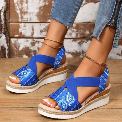 Olivette | Women’s Orthopedic Boho Platform Wedge Sandals
