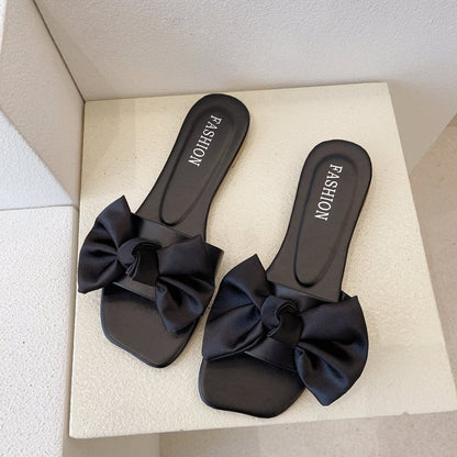 Jirelle | Women’s Orthopedic Oversized Bow Slide Sandals