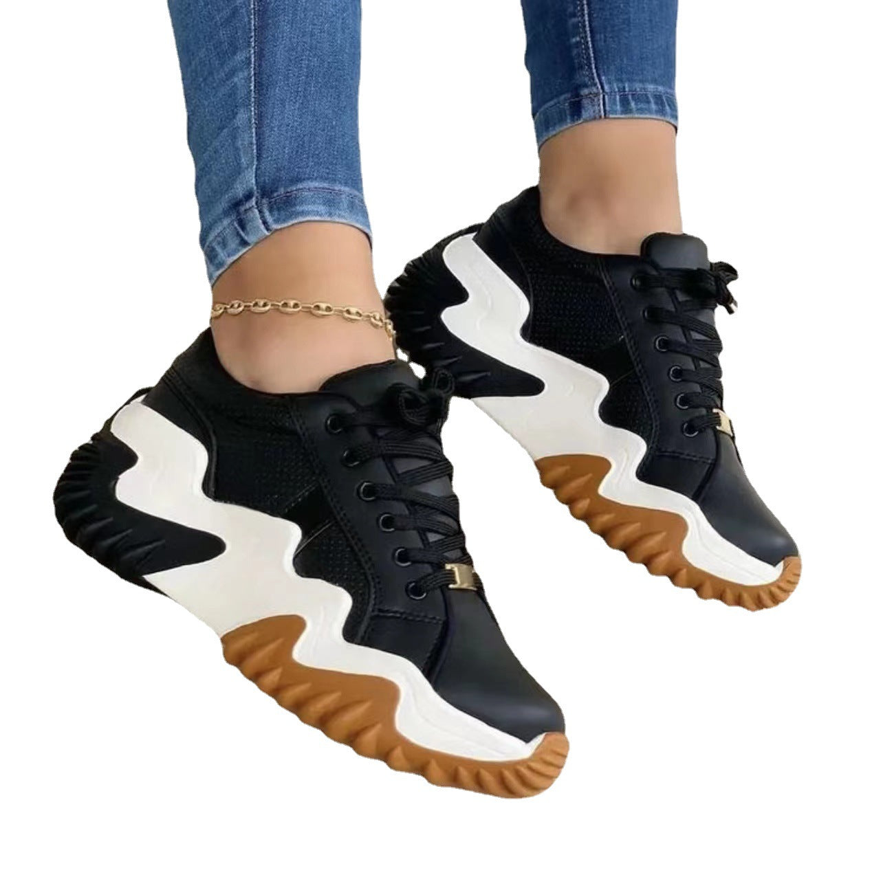 OrthoCare Lace-Up Sport Sneakers - Unique Style And Comfort