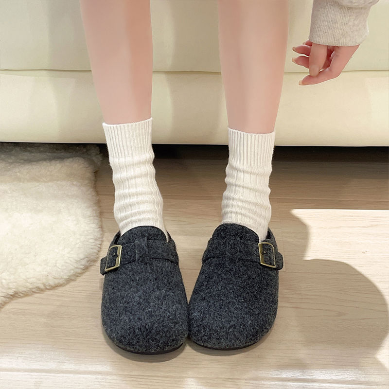 OrthoCare Wool And Cotton Slippers - Casual Elegance