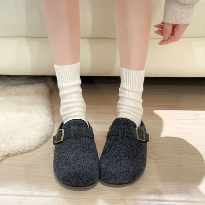 OrthoCare Wool And Cotton Slippers - Casual Elegance