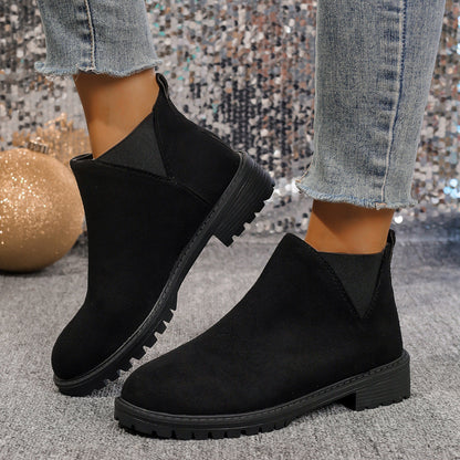 OrthoCare Women's Chunky Heel Martin Boots