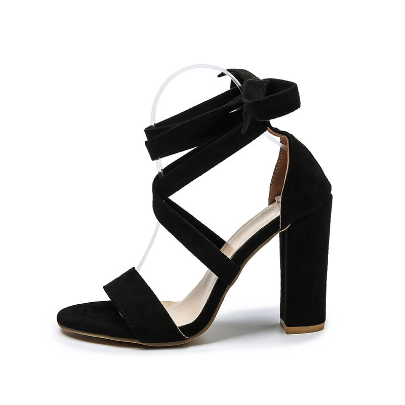 OrthoCare Unique High Heel Sandals With Ankle Strap