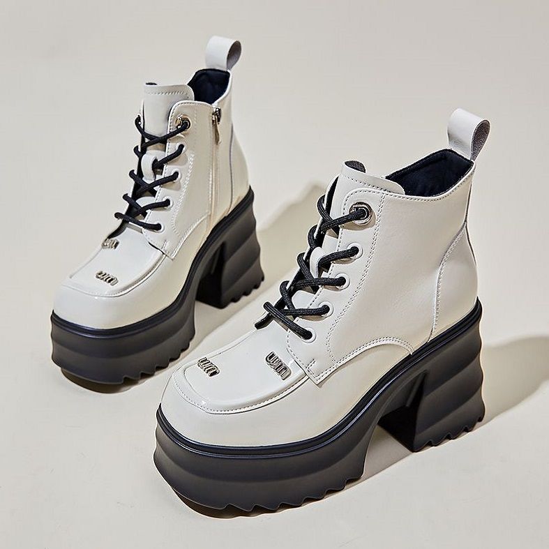 Martina | Orthopedic Thick  High Heel  Ankle Boots