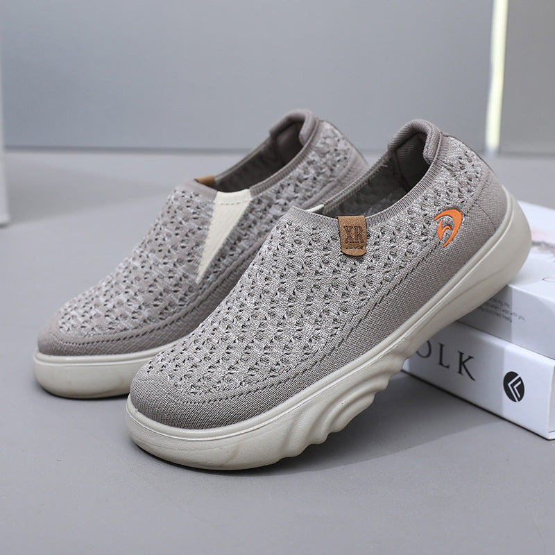 Orthopedic Cushion Slip-On Shoes – Lightweight Breathable Comfort Walking Sneakers