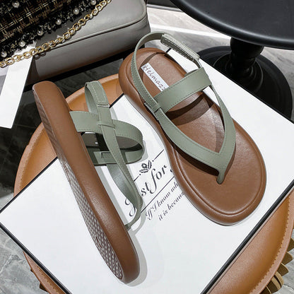 Roselle | Women’s Orthopedic Cross Strap Slingback Flat Sandals