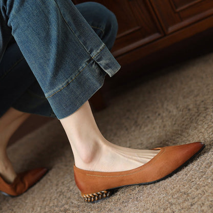 OrthoCare Pointed Toe Low-Cut Shoes - Comfort