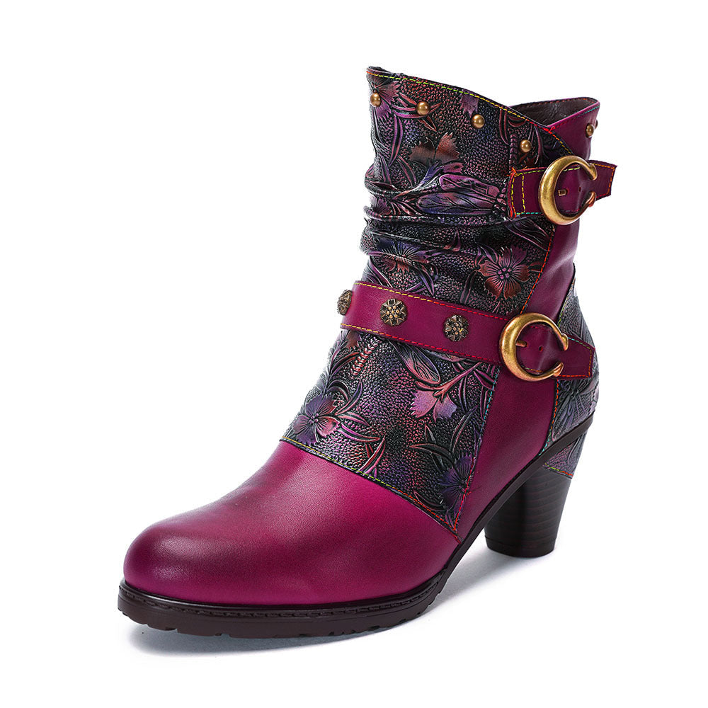 OrthoCare Retro Boots - Artisanal Comfort Design