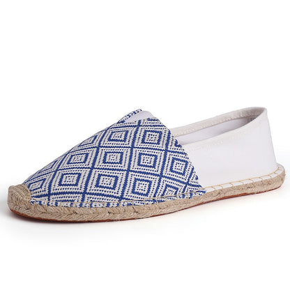 OrthoCare Men and Women’s Espadrille Slip-On Flats – Breathable Casual Summer Shoes