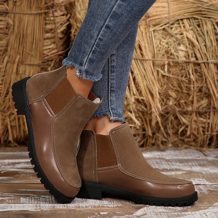 OrthoCare Platform Ankle Boots - Supportive Comfort