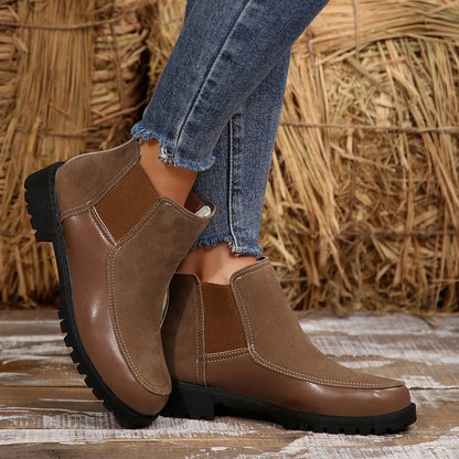 OrthoCare Platform Ankle Boots - Supportive Comfort