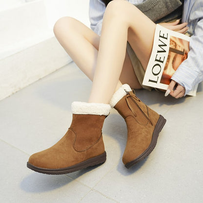OrthoCare Women’s Retro Cotton-Padded Flat Boots