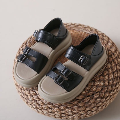 OrthoCare | Double Buckle Platform Sandals