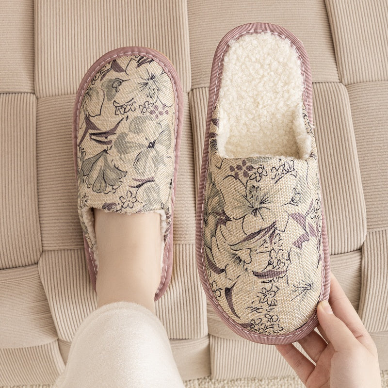 Kallista | Women’s Orthopedic Cozy Floral House Slippers