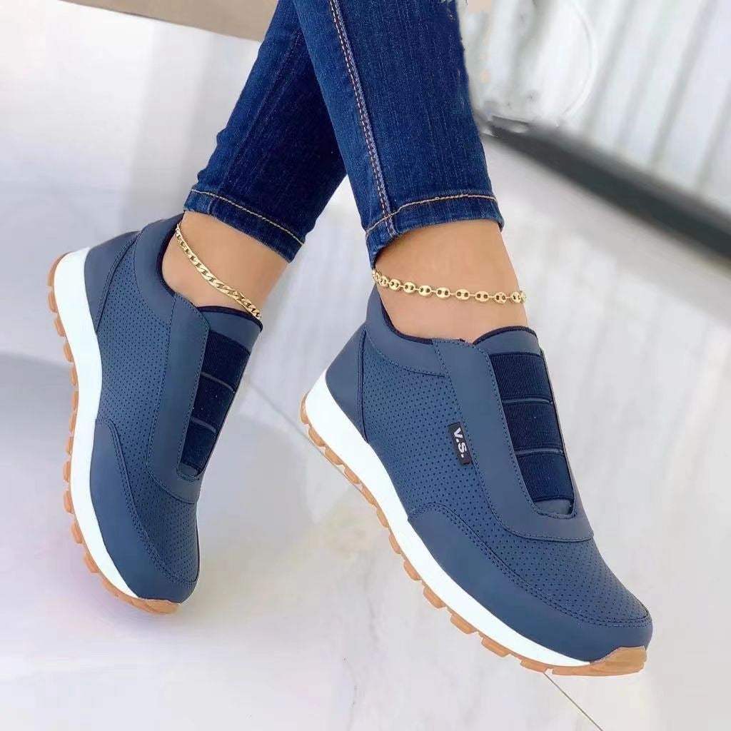 OrthoCare Flat Sneakers With Unique Elastic Design